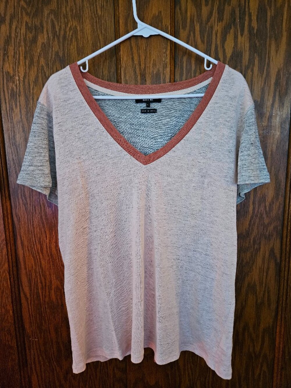 Woman's Miss me top Sz L